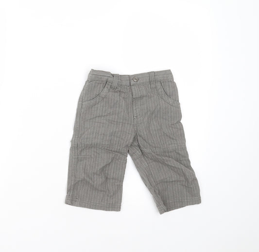 Matalan Boys Grey Striped   Trousers Size 2-3 Years