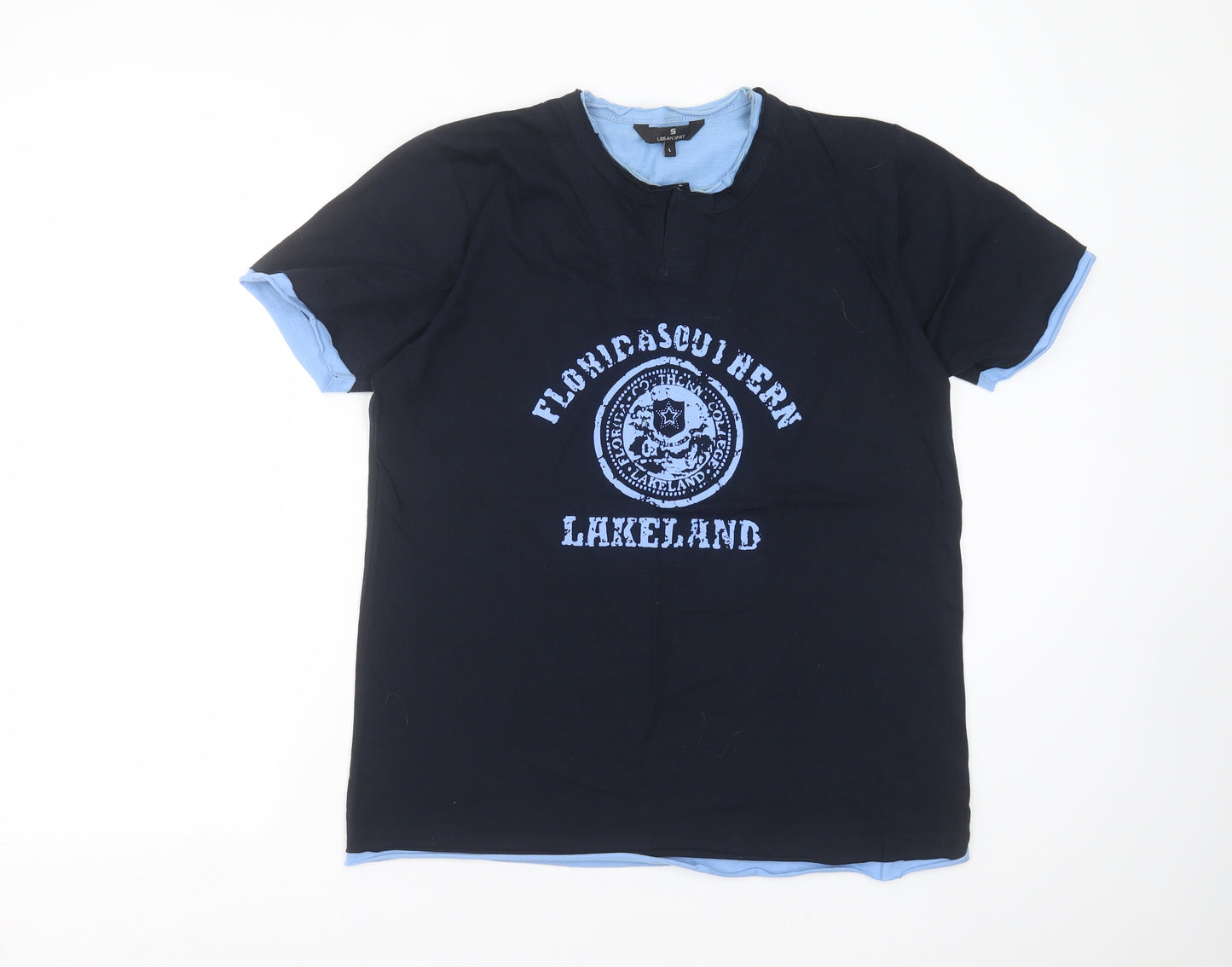 UrbanSpirit Mens Blue    T-Shirt Size L