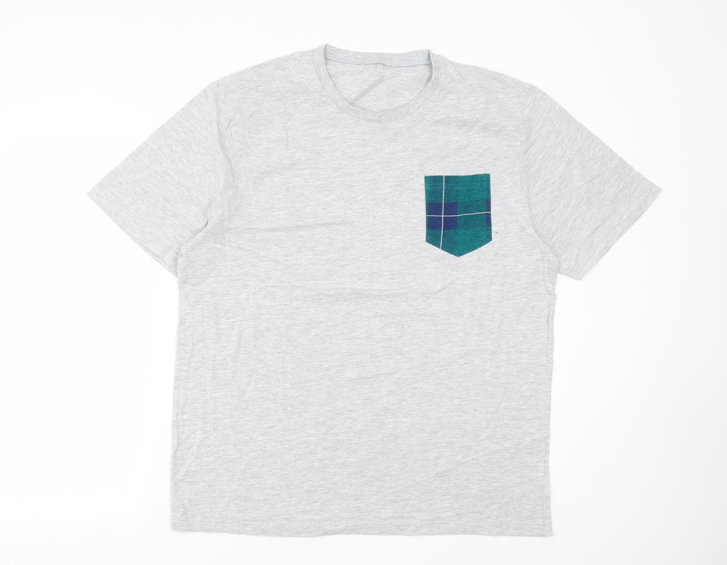 Preworn Mens Grey    T-Shirt Size L