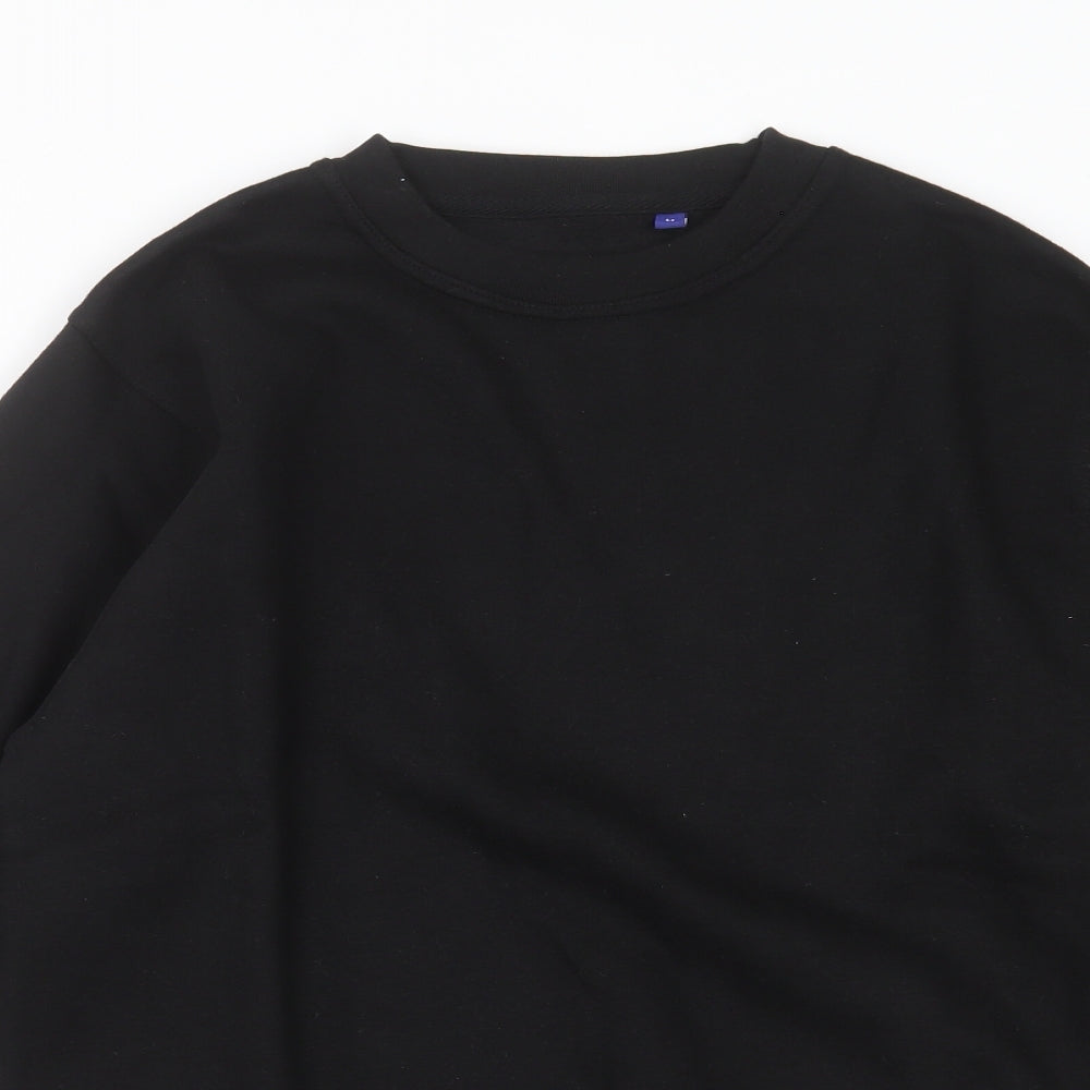 Preworn Mens Black   Pullover Sweatshirt Size M