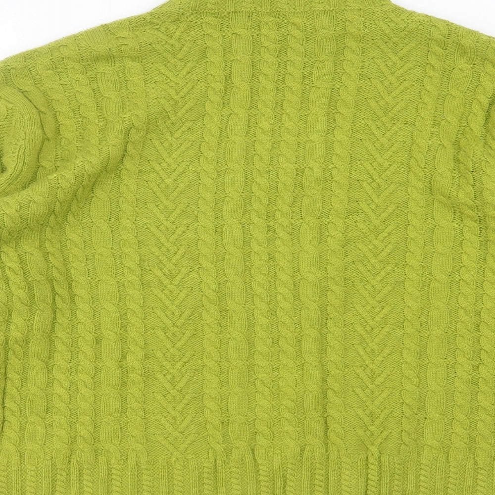 Marks and Spencer Womens Green  Knit Pullover Jumper Size M