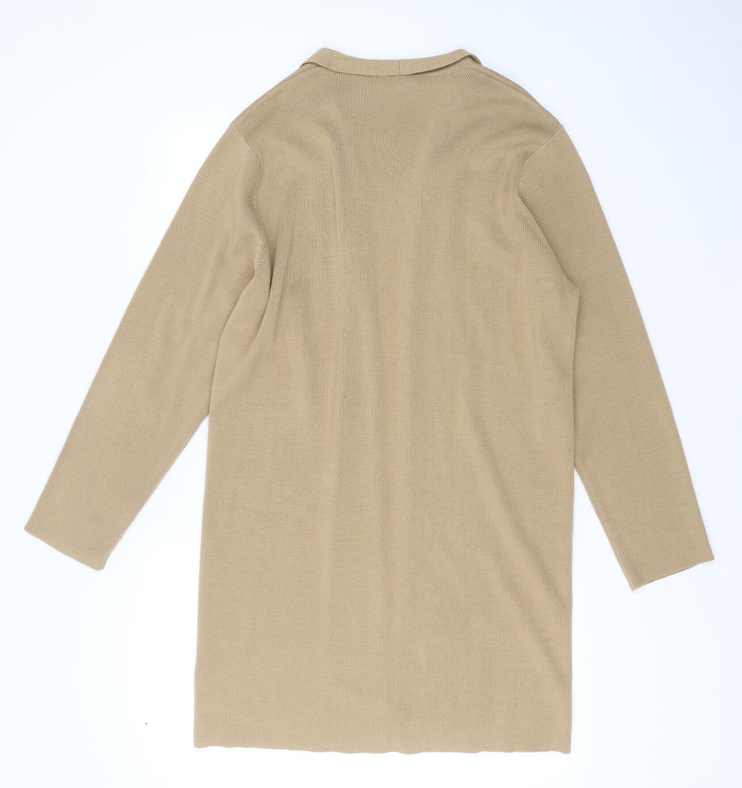 journal Womens Beige  Knit Cardigan Jumper Size 20