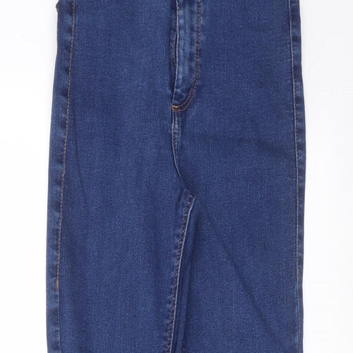 Topshop Womens Blue  Denim Skinny Jeans Size 24 in L26 in