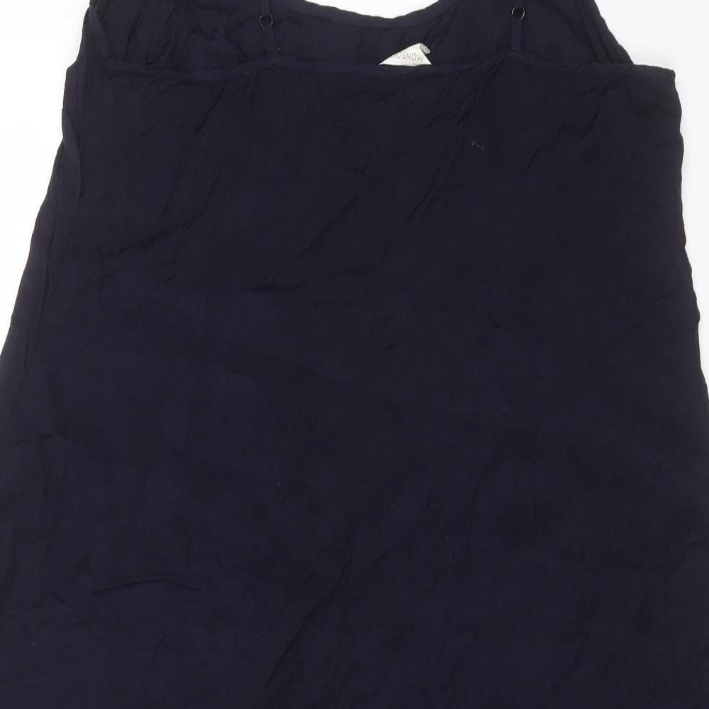 Monsoon Womens Blue   Slip Dress  Size 16