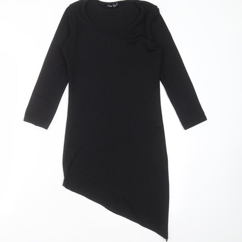 OneTouch Womens Black Striped  Mini  Size 8