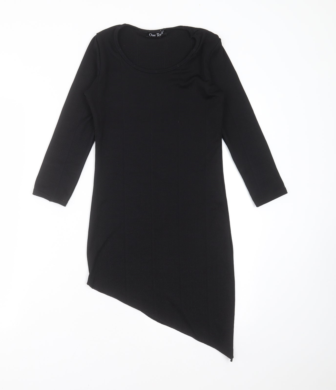OneTouch Womens Black Striped  Mini  Size 8