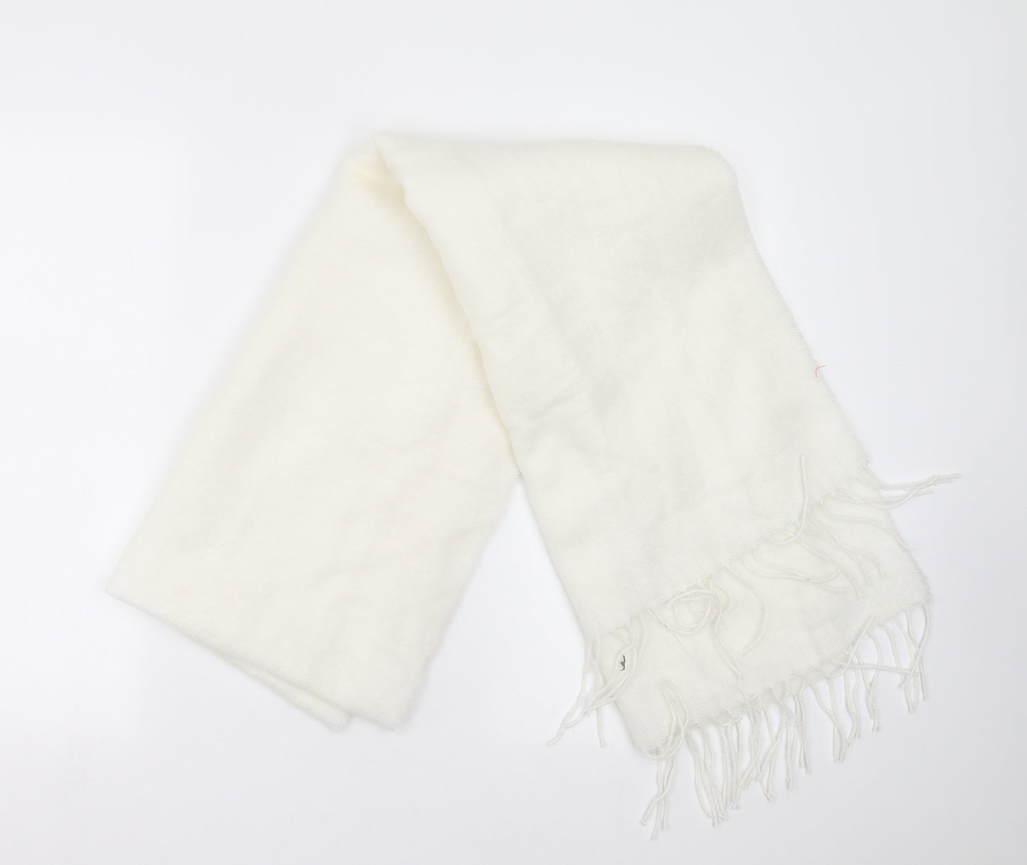 Preworn Womens White    Scarf