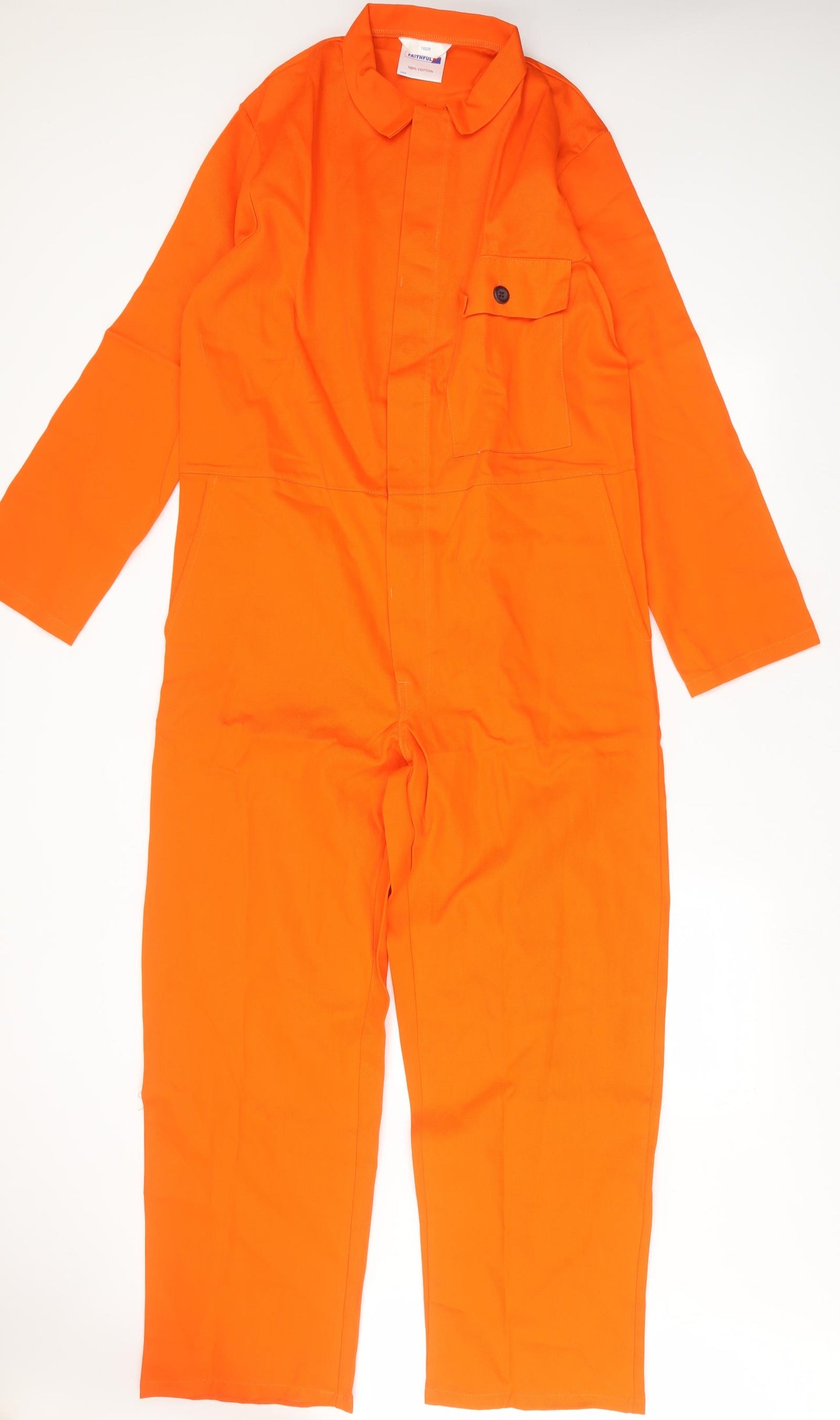 Faithful Mens Orange    Trousers Size L L31 in - Overalls