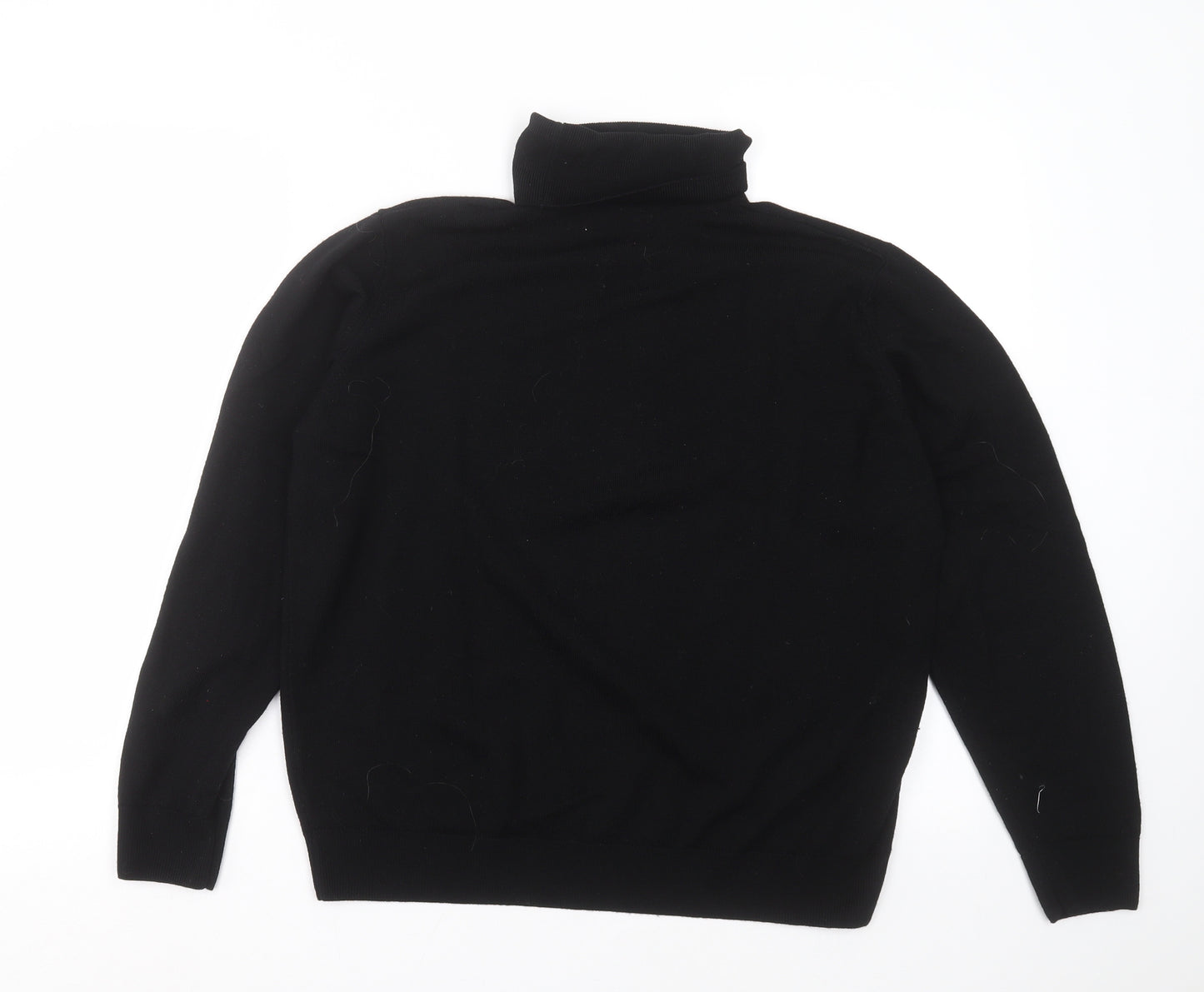 Marks and Spencer Womens Black  Knit Pullover Jumper Size 14