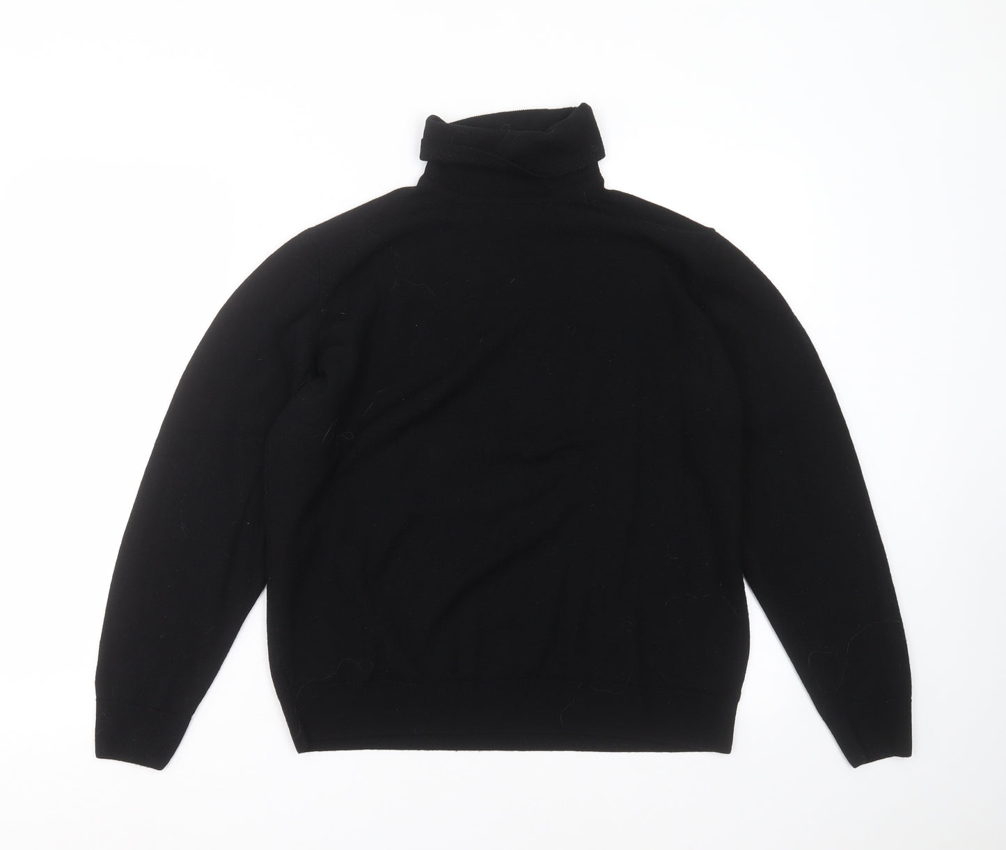 Marks and Spencer Womens Black  Knit Pullover Jumper Size 14