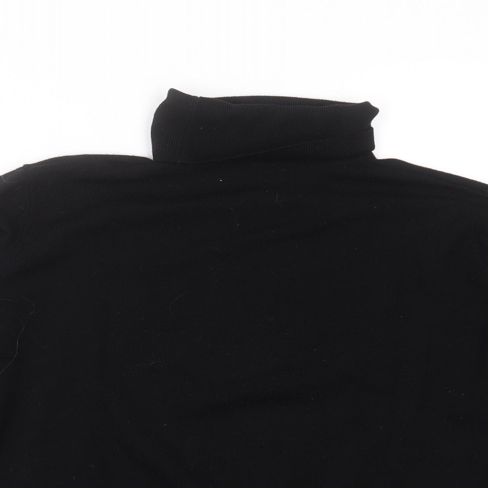 Marks and Spencer Womens Black  Knit Pullover Jumper Size 14