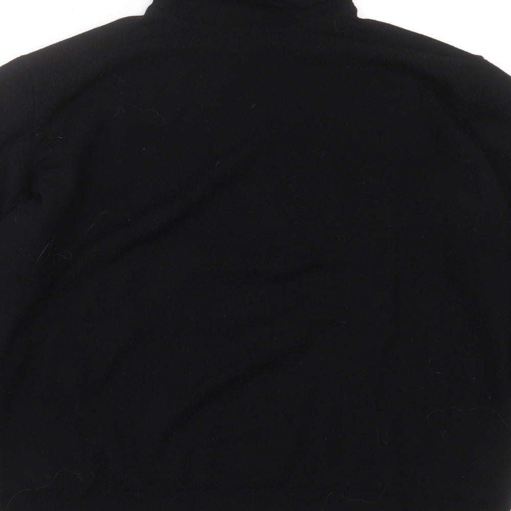 Marks and Spencer Womens Black  Knit Pullover Jumper Size 14