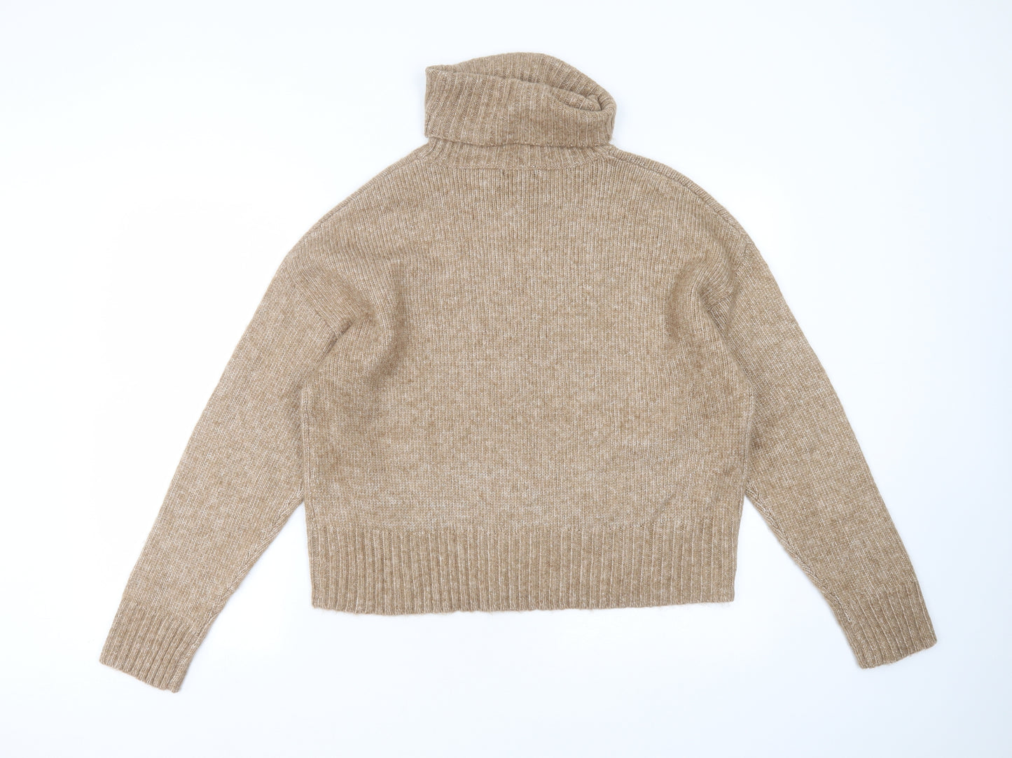 New Look Womens Beige  Knit Pullover Jumper Size M