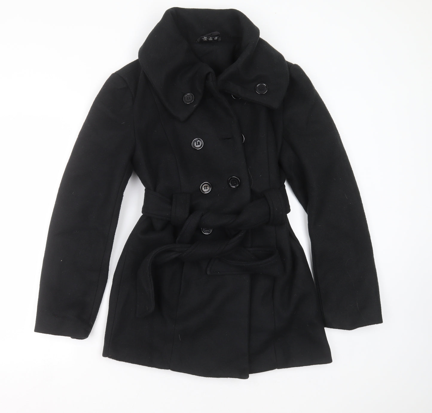 Image Womens Black   Jacket Coat Size 6