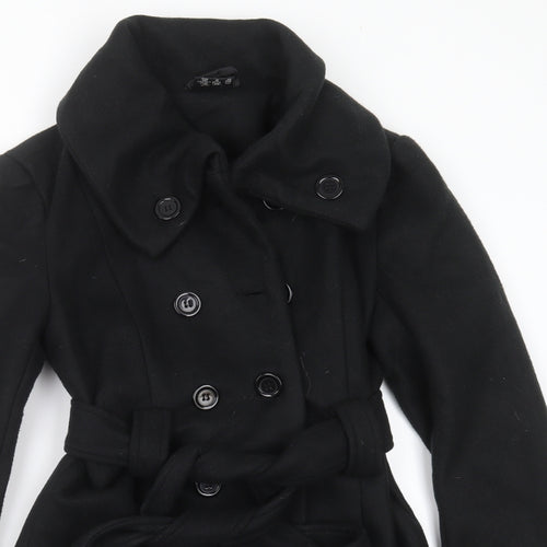 Image Womens Black   Jacket Coat Size 6