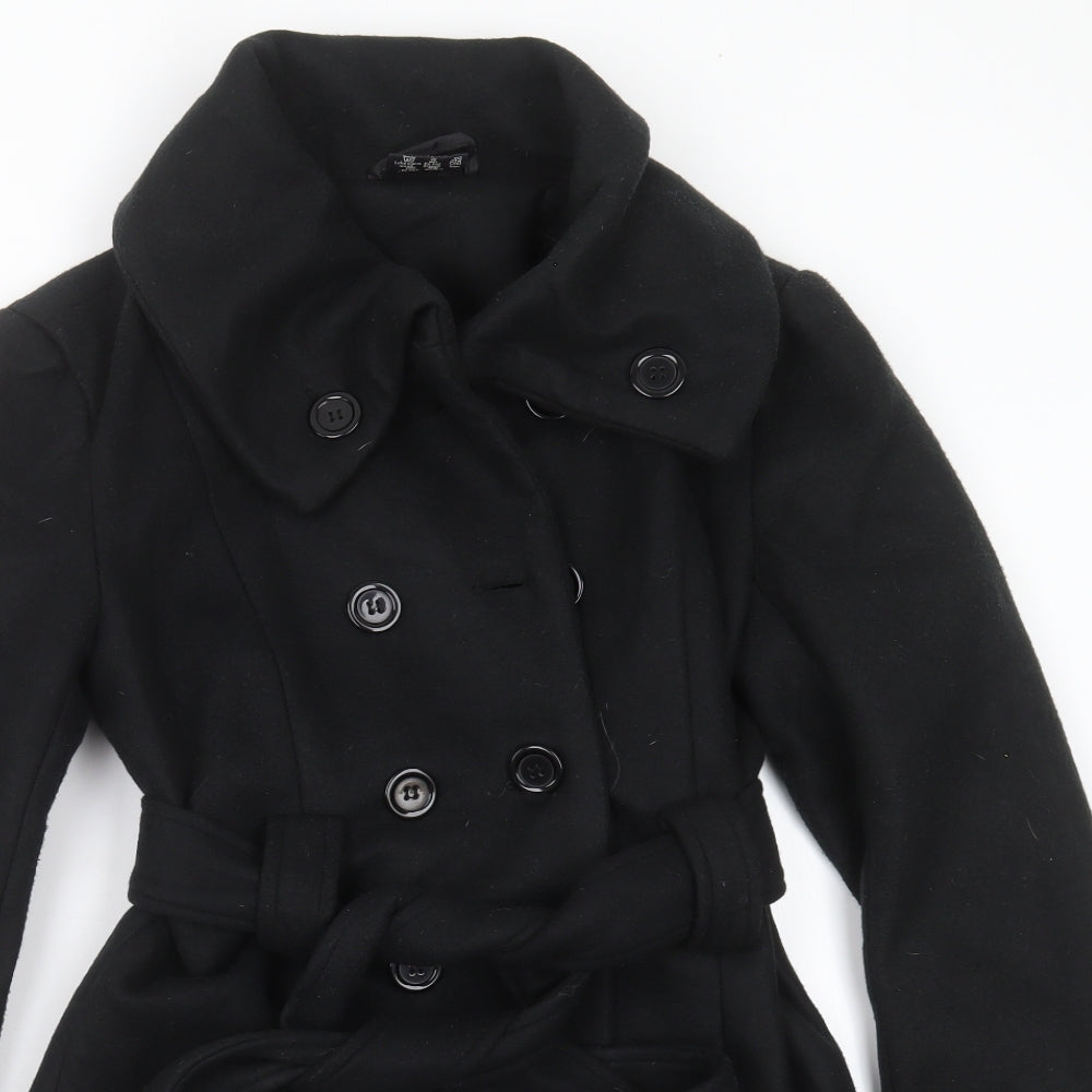Image Womens Black   Jacket Coat Size 6