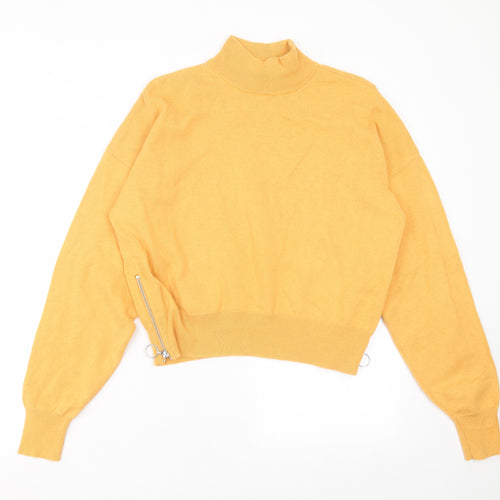 & Other Stories Womens Orange  Knit Pullover Jumper Size S