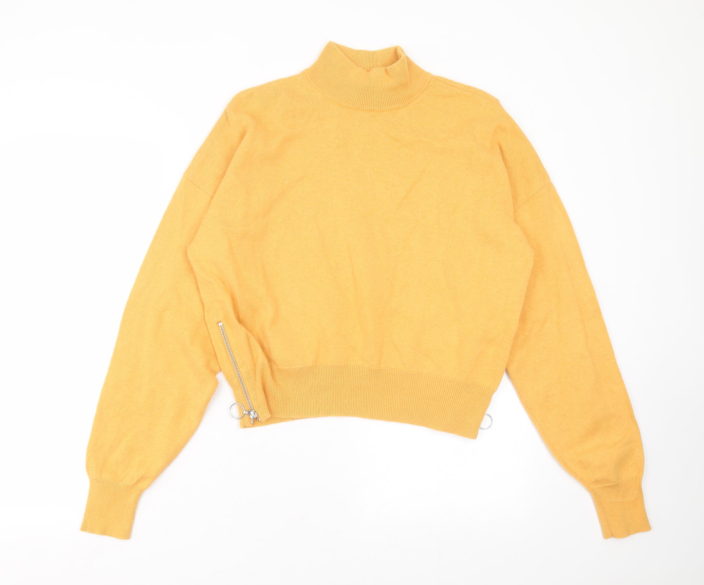& Other Stories Womens Orange  Knit Pullover Jumper Size S