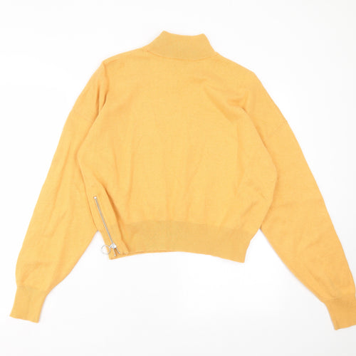 & Other Stories Womens Orange  Knit Pullover Jumper Size S