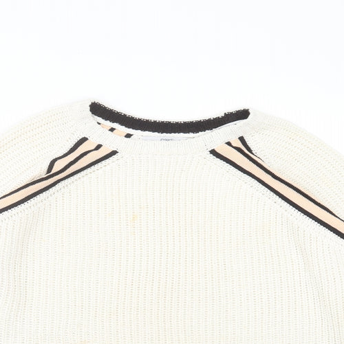 NEXT Womens Ivory  Knit Pullover Jumper Size L