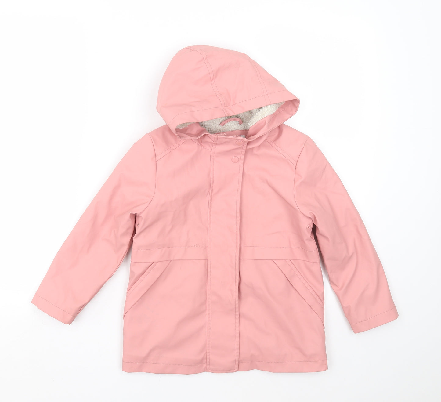 Primark Girls Pink   Rain Coat Coat Size 5-6 Years