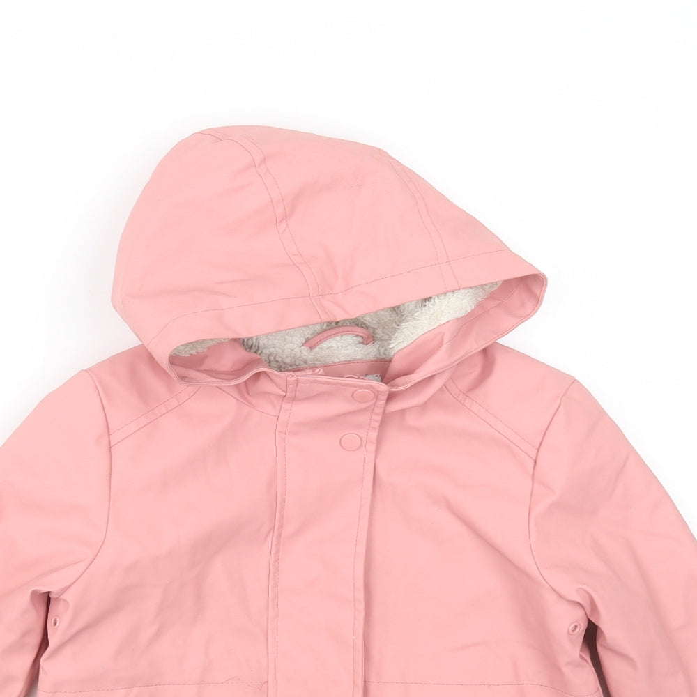 Primark Girls Pink   Rain Coat Coat Size 5-6 Years