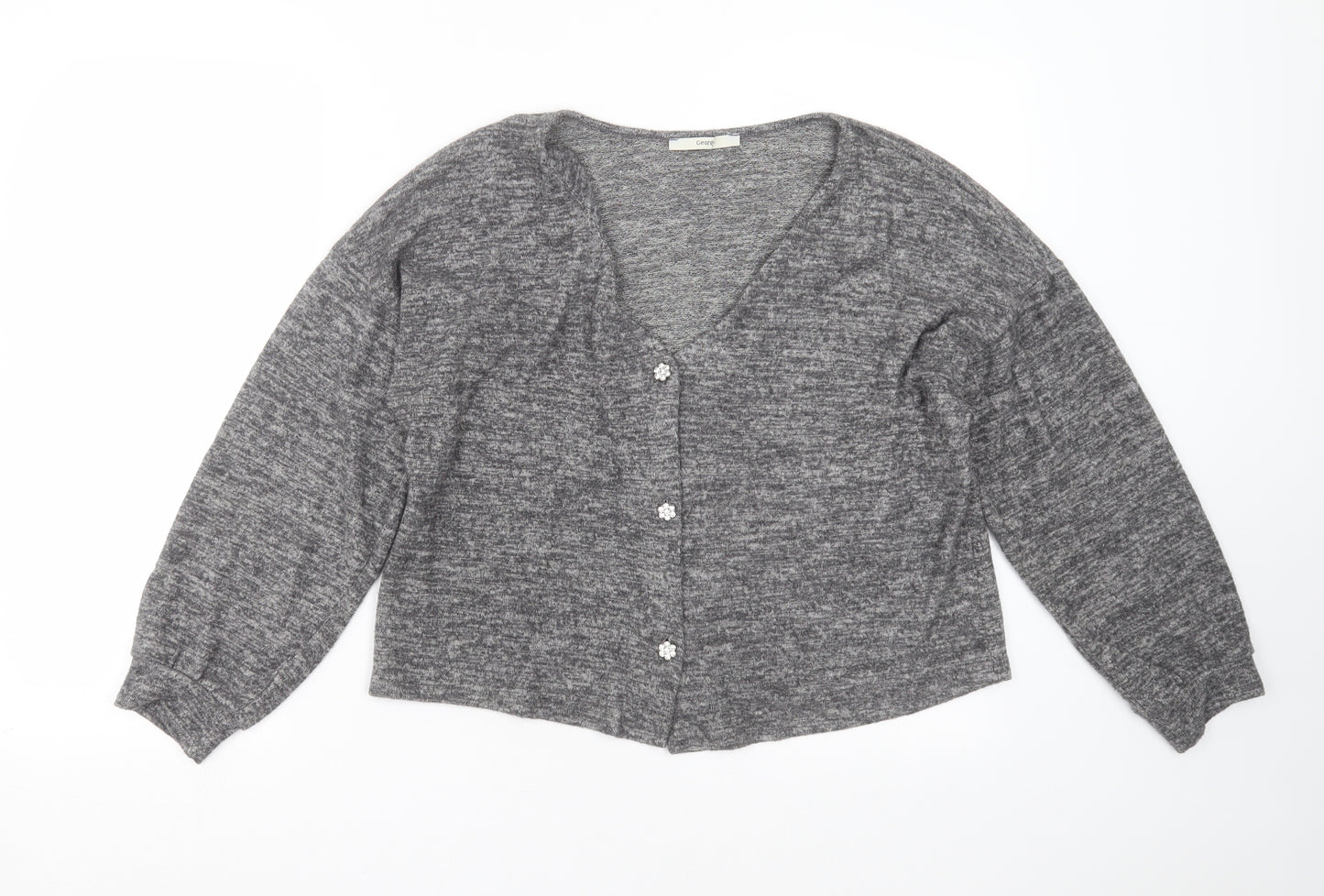 George Womens Grey   Cardigan Jumper Size 12