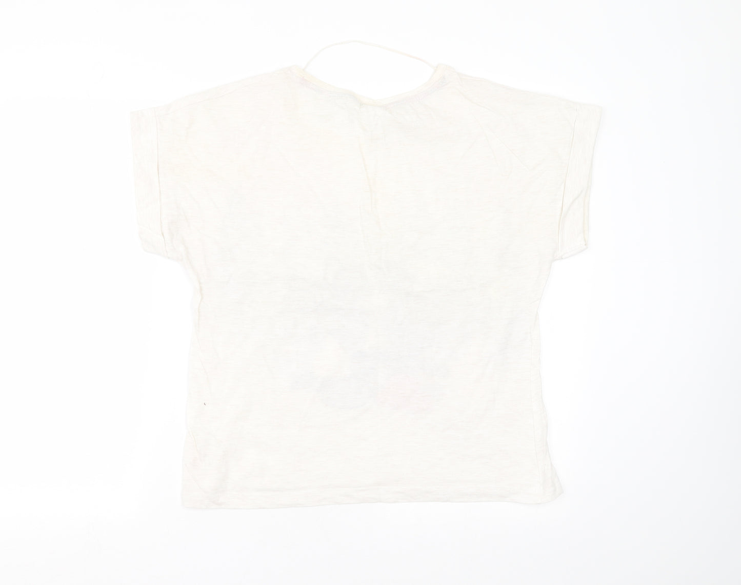 TU Womens Ivory   Basic T-Shirt Size 10  - Mickey and Minnie Mouse