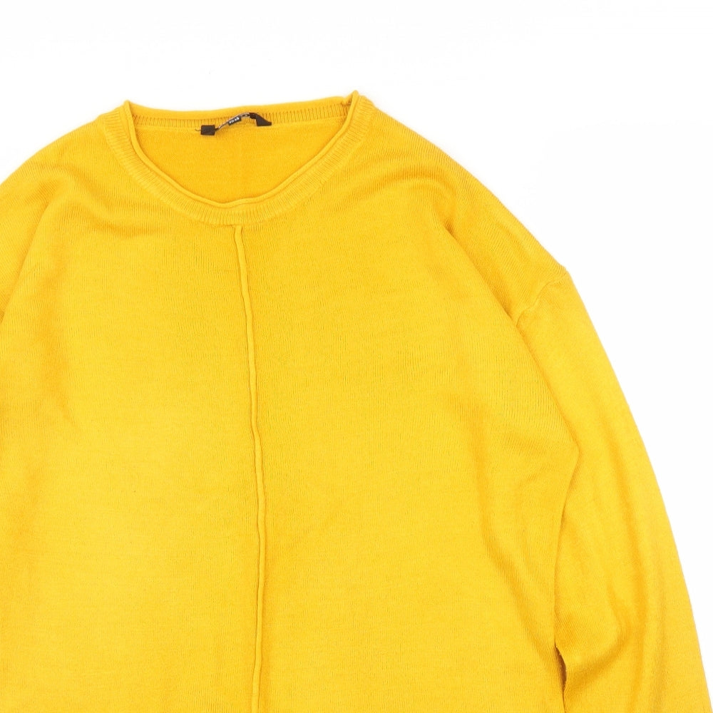 Pep&Co Womens Yellow   Pullover Jumper Size 12
