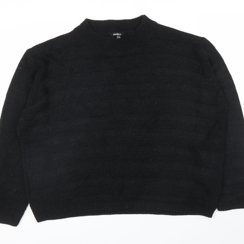 Pep&Co Womens Black   Pullover Jumper Size 12