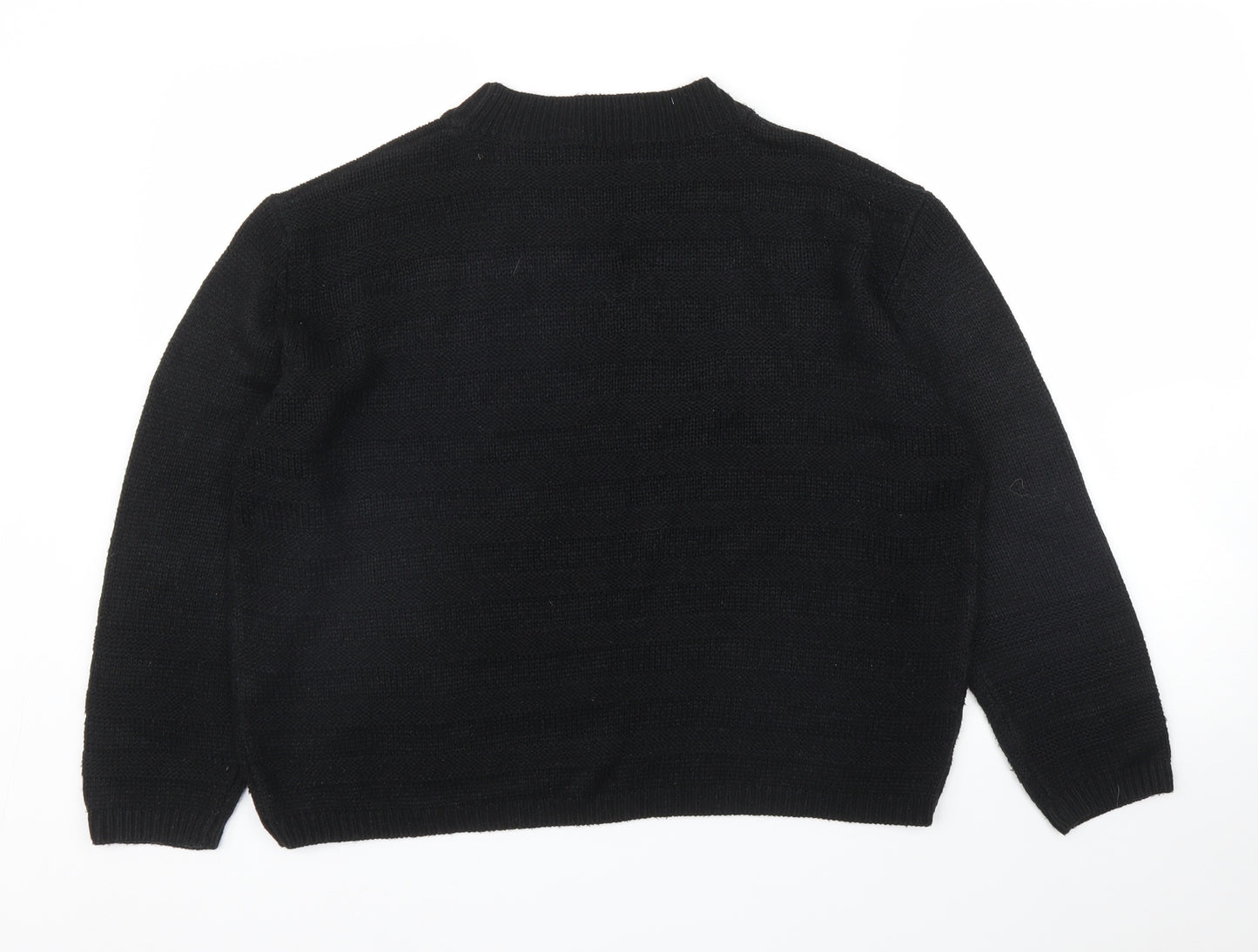 Pep&Co Womens Black   Pullover Jumper Size 12