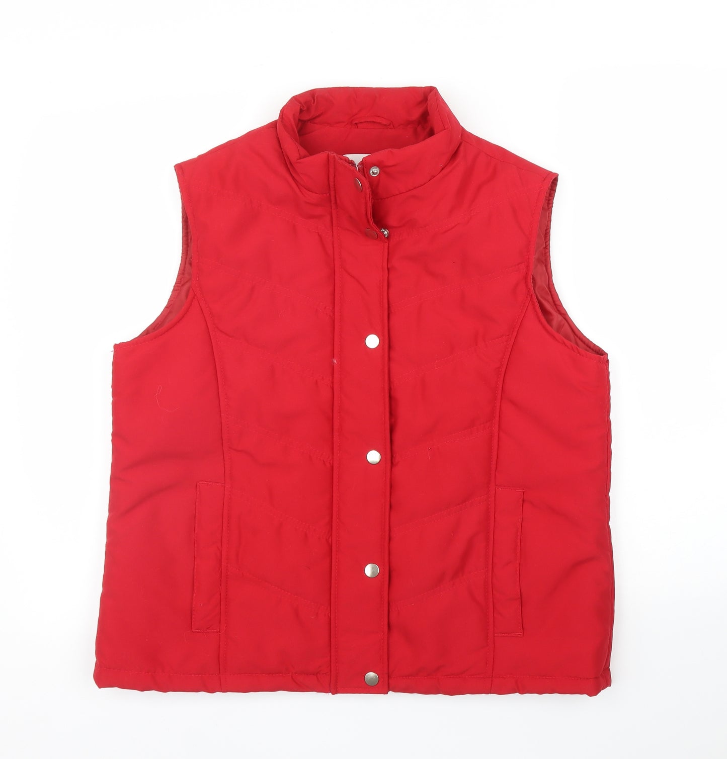 EWM Womens Red   Gilet Jacket Size 16