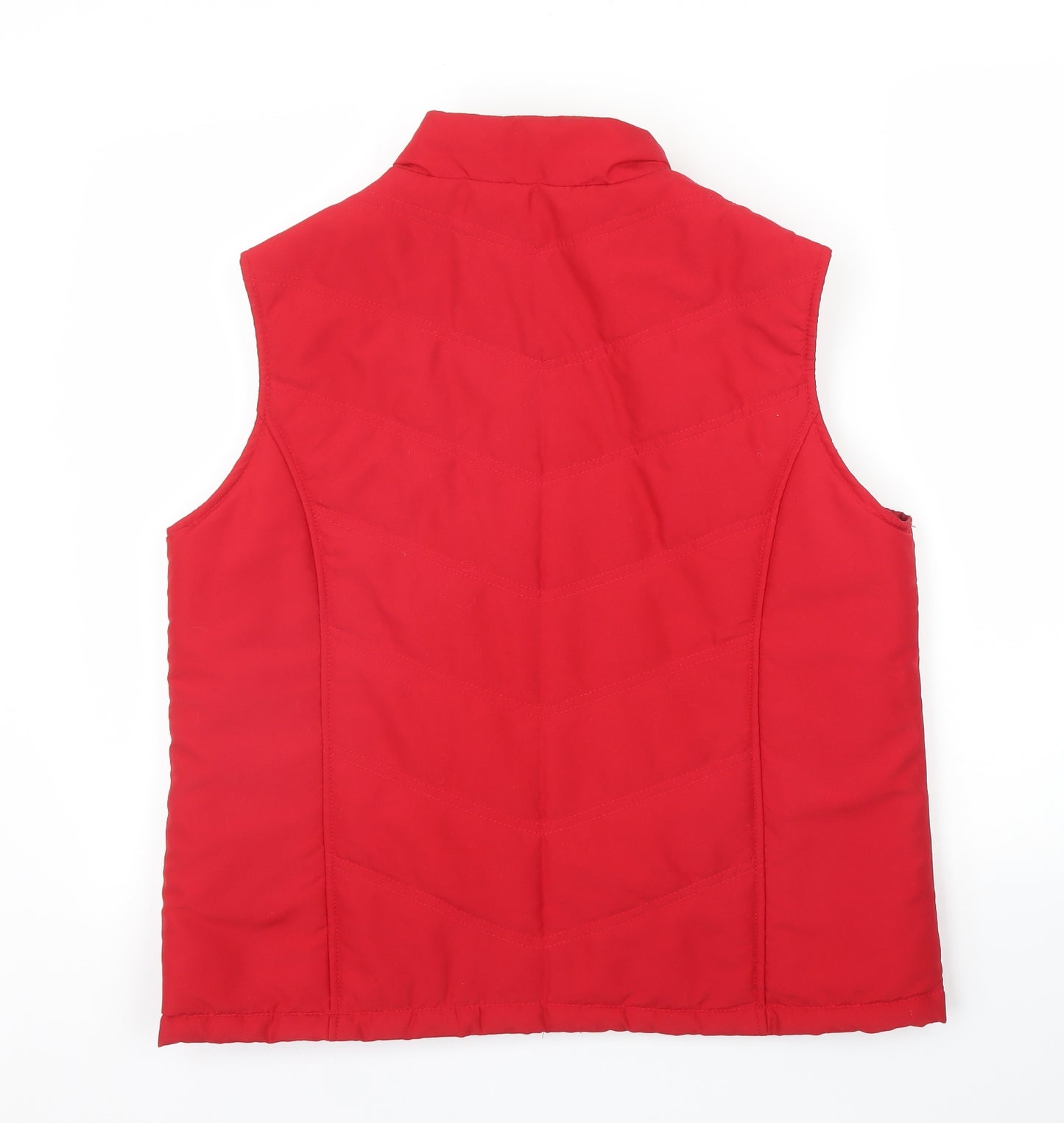 EWM Womens Red   Gilet Jacket Size 16
