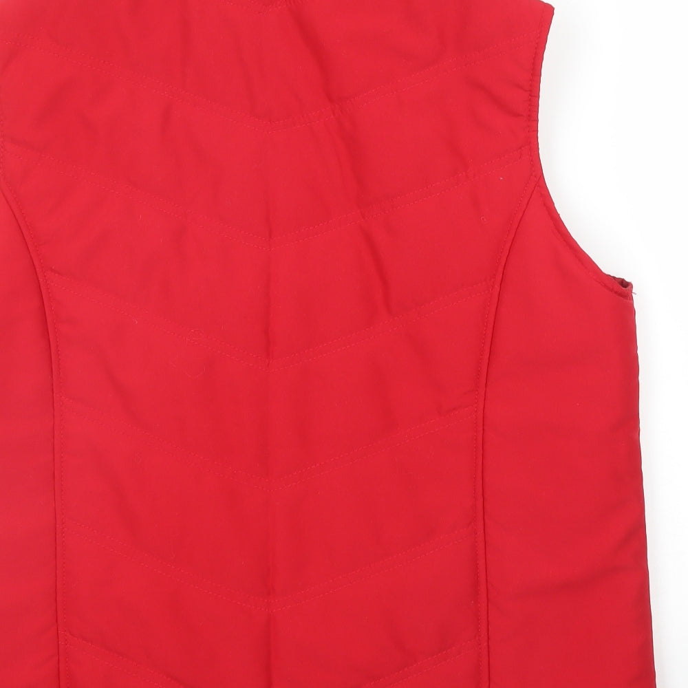 EWM Womens Red   Gilet Jacket Size 16