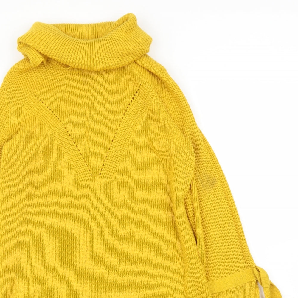 TU Womens Yellow   Tunic Jumper Size 14