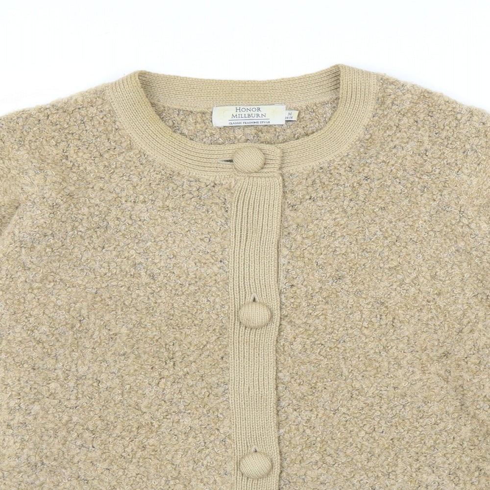 Honor Milburn  Womens Beige   Cardigan Jumper Size 14