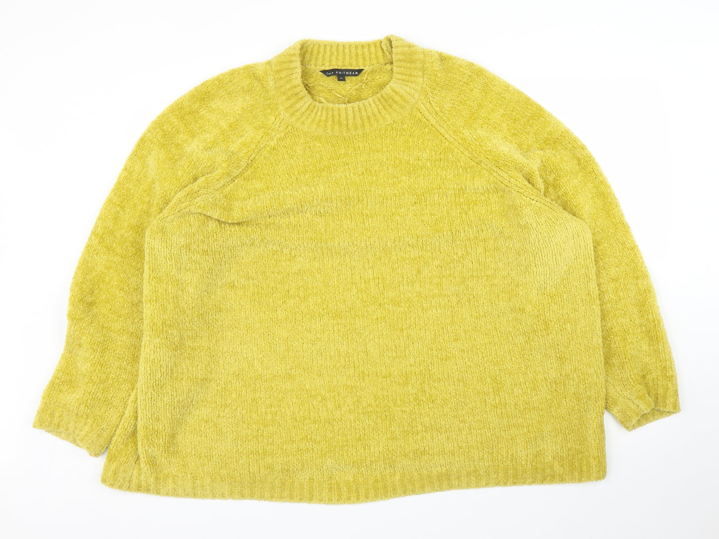 Bonmarché Womens Yellow   Pullover Jumper Size 26