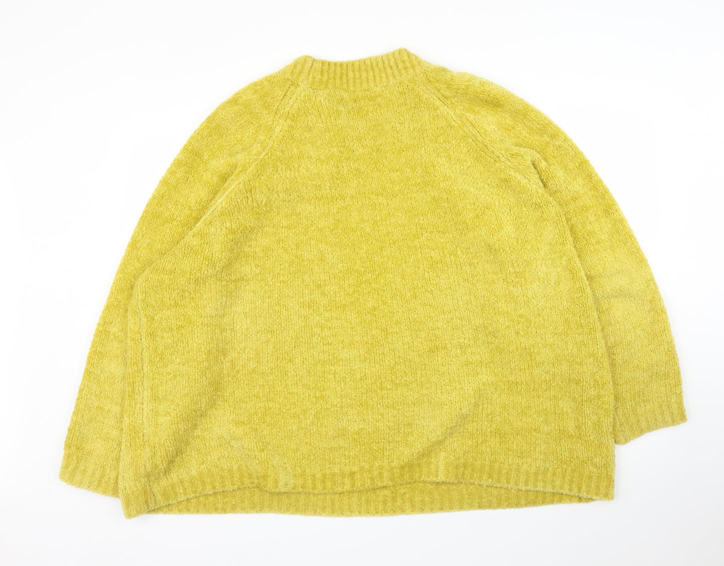 Bonmarché Womens Yellow   Pullover Jumper Size 26