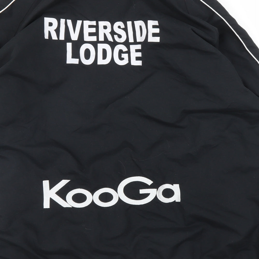 Kooga Mens Black   Full Zip Jumper Size L