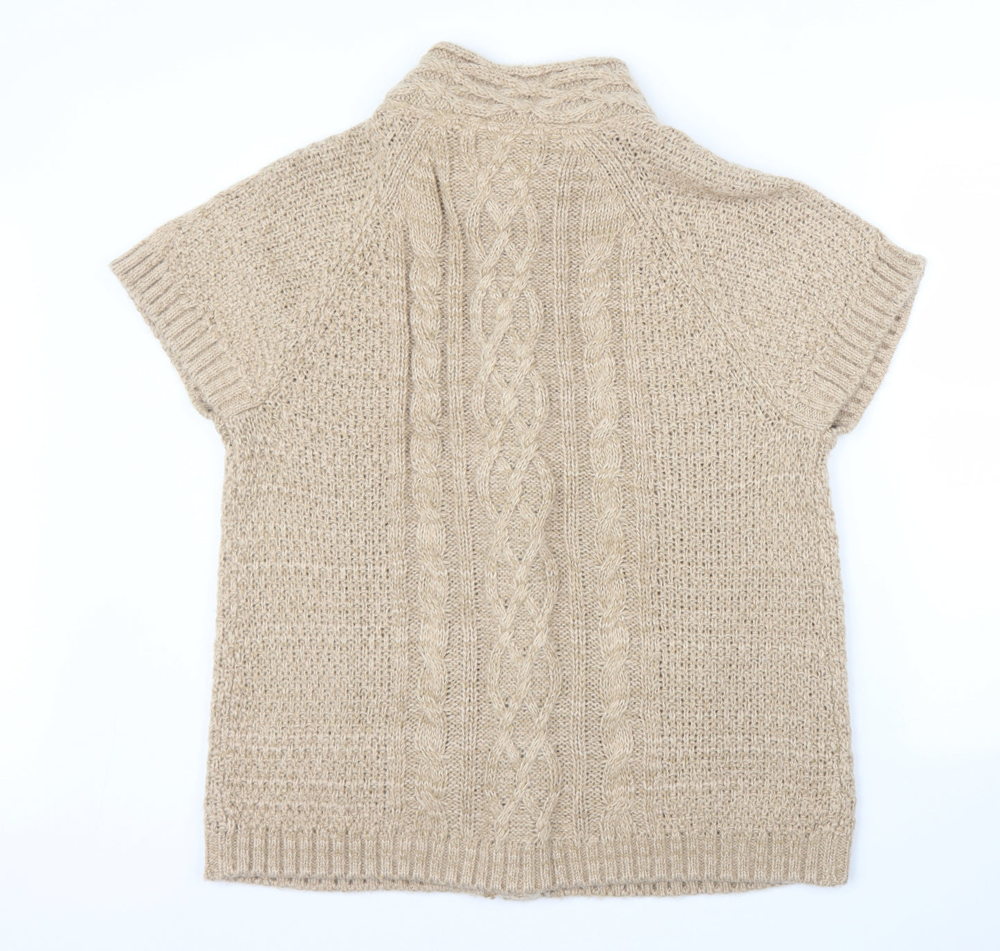 EWM Womens Beige   Cardigan Jumper Size M
