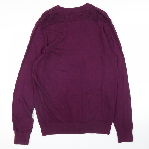 Burton Mens Purple   Pullover Jumper Size M
