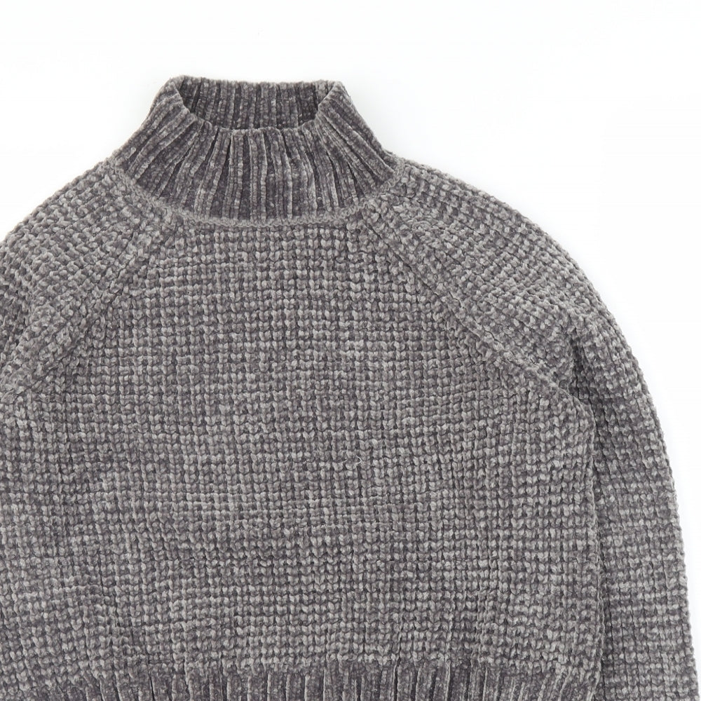 H&M Womens Grey   Pullover Jumper Size S