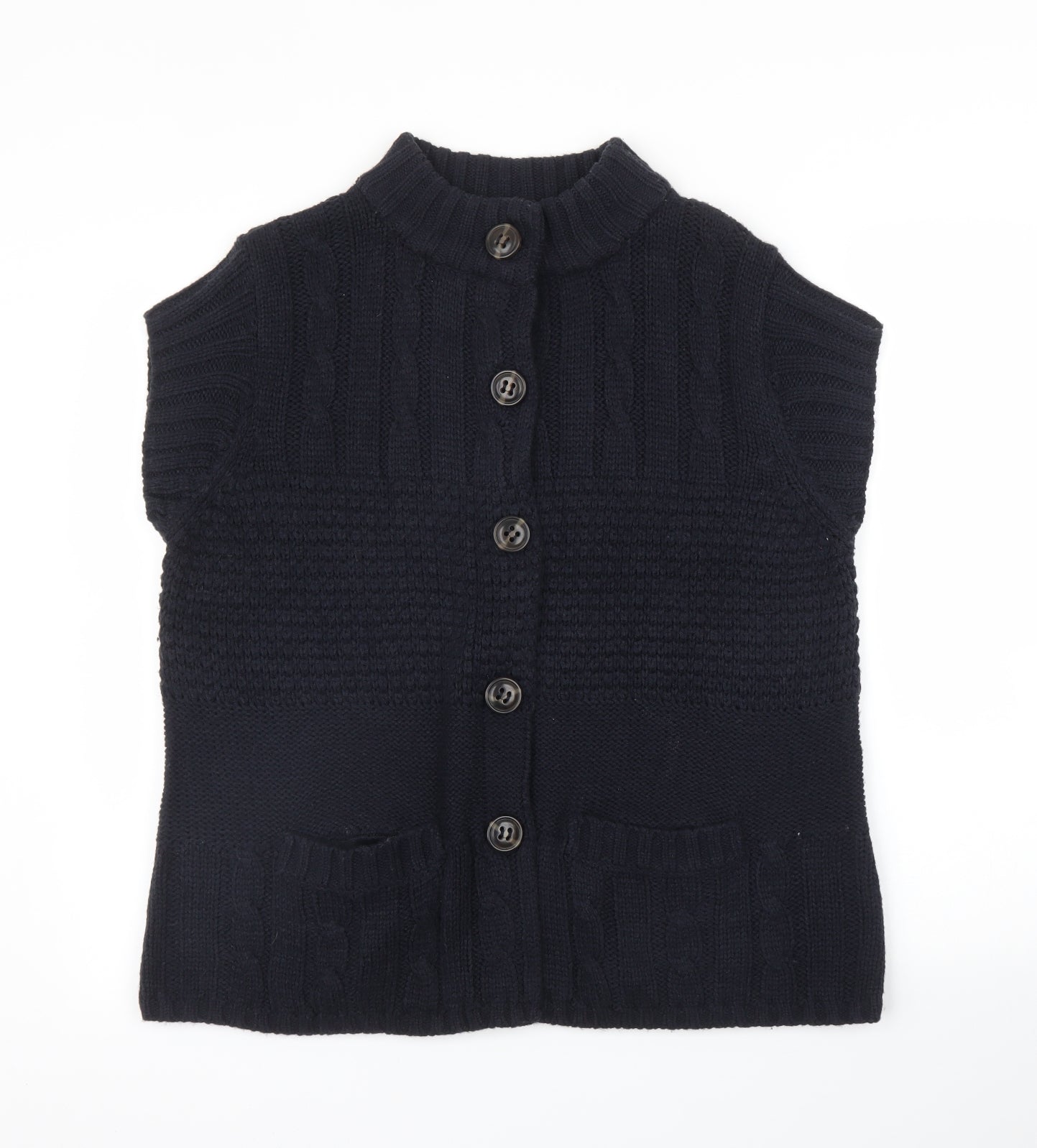 Isle Womens Blue   Cardigan Jumper Size M