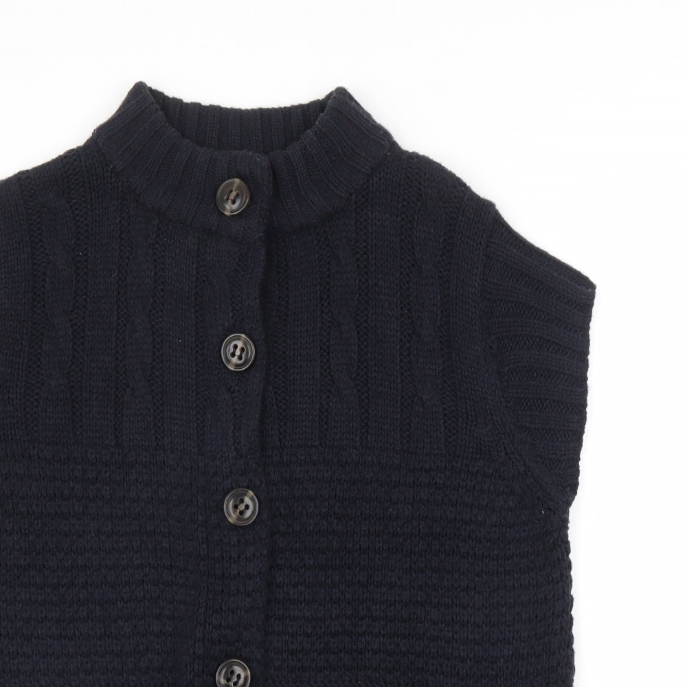 Isle Womens Blue   Cardigan Jumper Size M