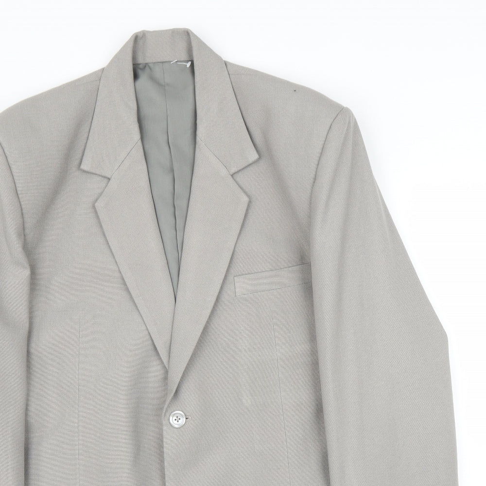 Gulati Mens Grey   Jacket Suit Jacket Size 42