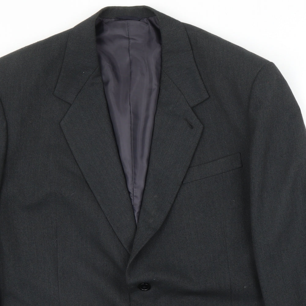 Preworn Mens Grey   Jacket Suit Jacket Size 42