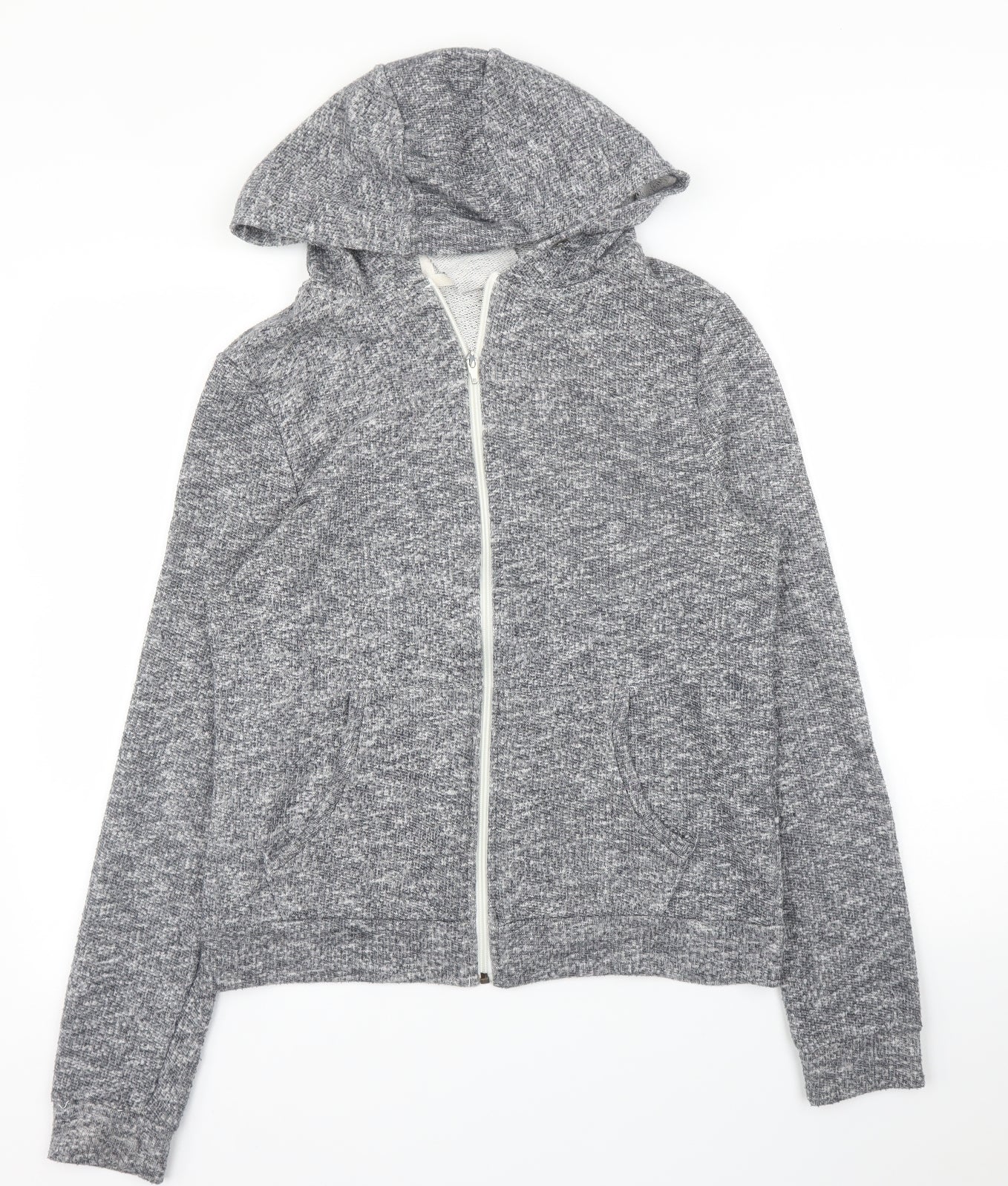 Primark Womens Grey   Full Zip Hoodie Size 12