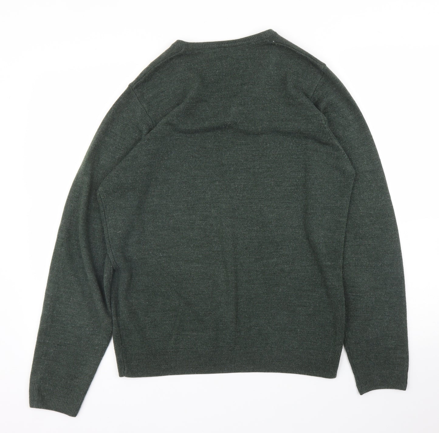 M&S Mens Green   Pullover Jumper Size M
