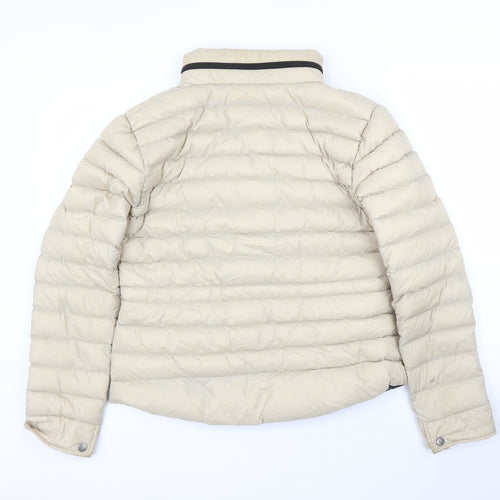 Antoni & Alison Womens Beige   Puffer Jacket Jacket Size L