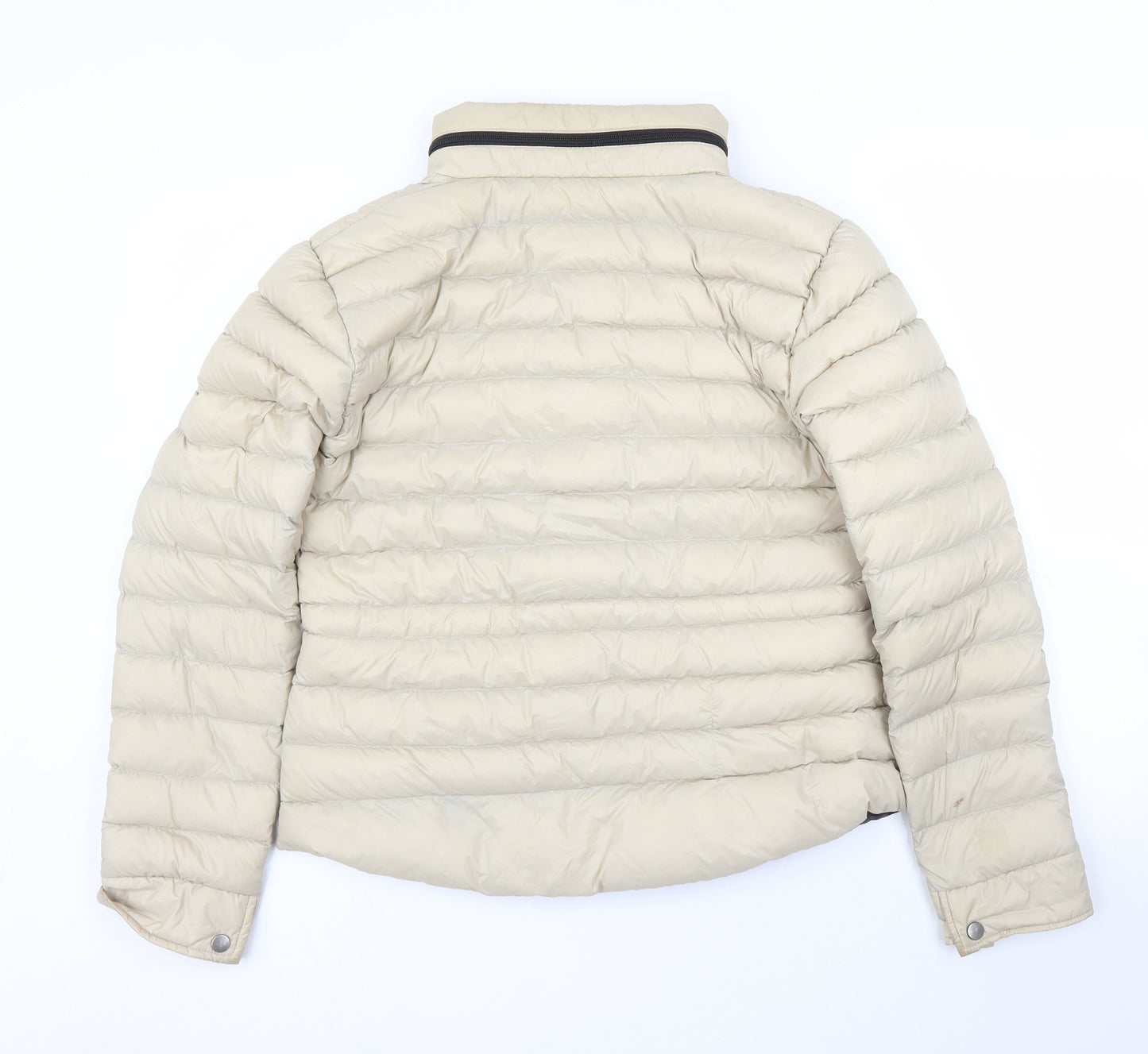 Antoni & Alison Womens Beige   Puffer Jacket Jacket Size L